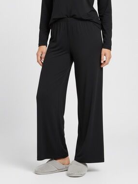 Gillian & O’Malley black Loungewear pajama pants sz XS sleepwear spandex elastic